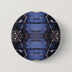 Badge Rond 5 Cm Bouton à deux vélos