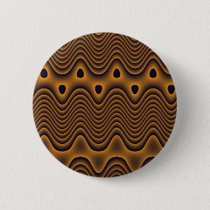 Badge Rond 5 Cm Bouton à motif des océans volcaniques