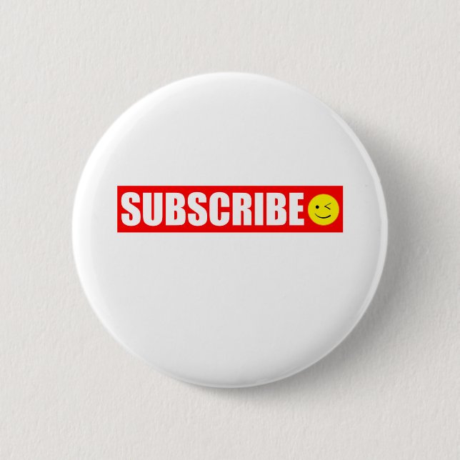 Badge Rond 5 Cm Bouton Abonnement (Devant)