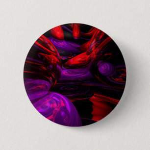 Badge Rond 5 Cm Bouton abstrait psychédélique