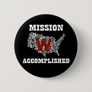 Badge Rond 5 Cm Bouton accompli de mission