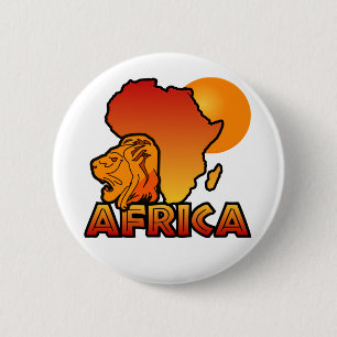 Badge Rond 5 Cm Bouton Afrique
