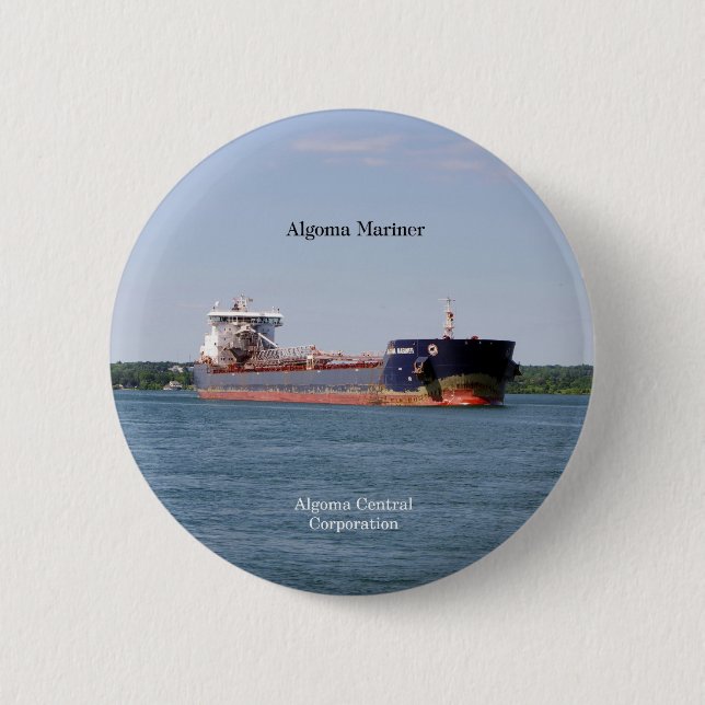 Badge Rond 5 Cm Bouton Algoma Mariner (Devant)