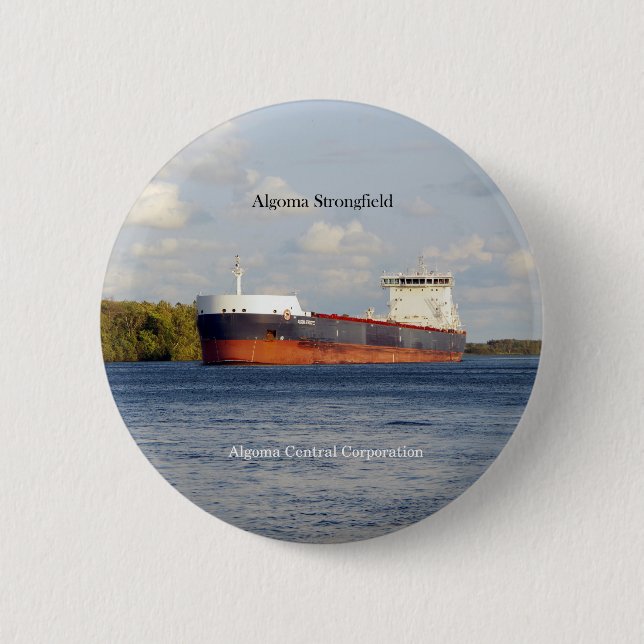 Badge Rond 5 Cm bouton Algoma Strongfield (Devant)