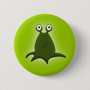 Badge Rond 5 Cm Bouton Alien