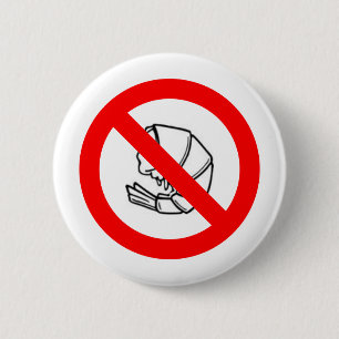 Badge Rond 5 Cm Bouton Allergie
