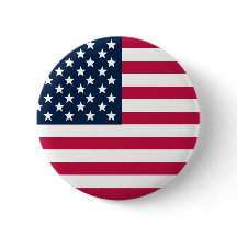 Bouton American Flag Round