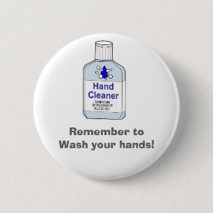 Badge Rond 5 Cm Bouton amical de rappel