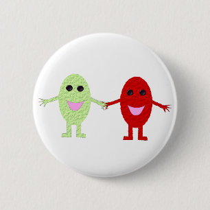 Badge Rond 5 Cm Bouton Amis