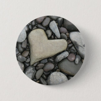 Badge Rond 5 Cm Bouton Amour