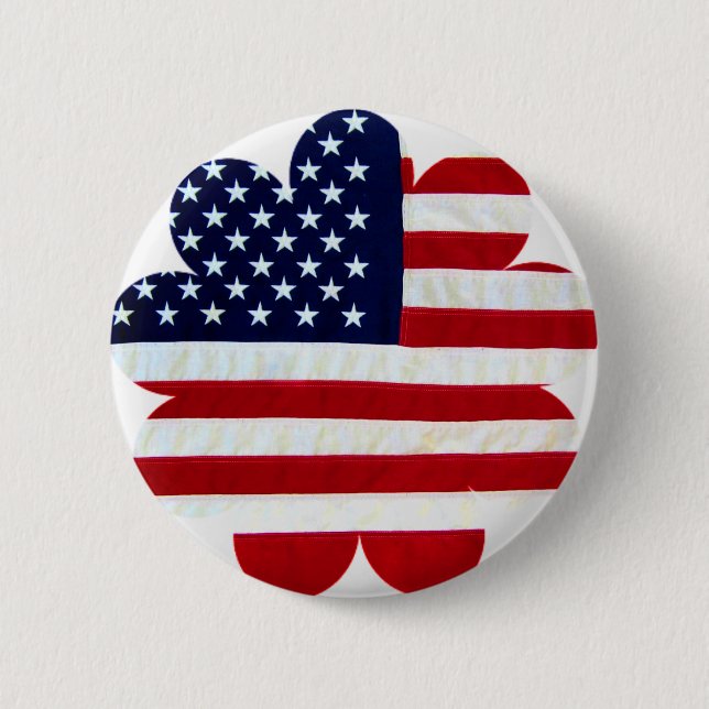 Badge Rond 5 Cm Bouton Amour &Paix_ (Devant)