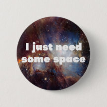 Bouton Amusant Geek Espace