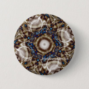Badge Rond 5 Cm Bouton - Anneaux d'illusion 3