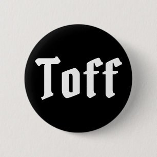 Badge Rond 5 Cm Bouton Arrêt
