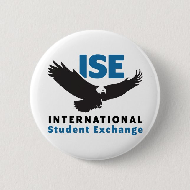 Badge Rond 5 Cm Bouton Arrondi ISE (Devant)