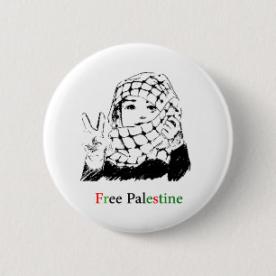 Badge Rond 5 Cm Bouton arrondi par Palestine libre