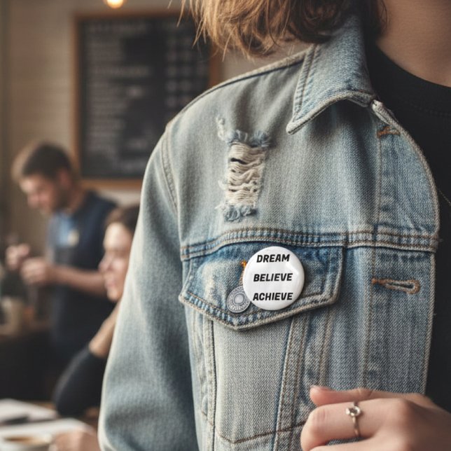 Badge Rond 5 Cm Bouton Aspire & Conquer (Créateur téléchargé)