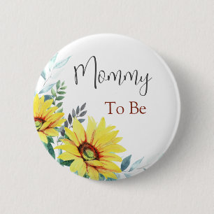 Badge Rond 5 Cm Bouton baby shower "Maman à être"
