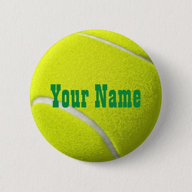 Badge Rond 5 Cm Bouton Ball Tennis Tennis (Devant)
