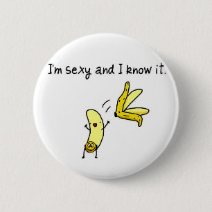 Badge Rond 5 Cm bouton, banane, Noël