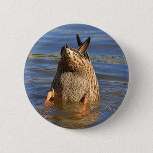 Badge Rond 5 Cm Bouton Bas vers le haut