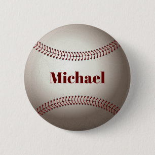 Badge Rond 5 Cm Bouton Baseball