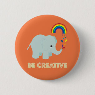 Badge Rond 5 Cm Bouton Be Creative