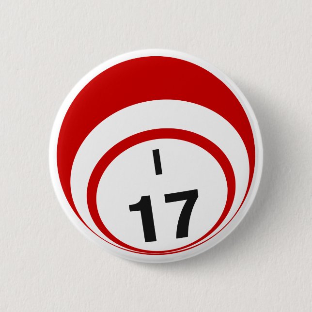Badge Rond 5 Cm Bouton Bingo Ball I17 (Devant)