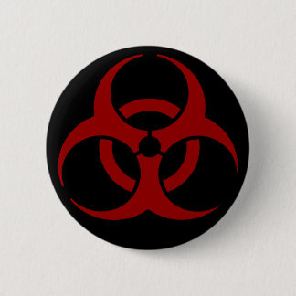 Badge Rond 5 Cm Bouton Biodanger