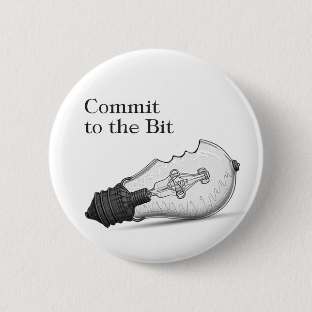 Badge Rond 5 Cm Bouton Bit (Devant)