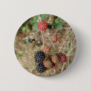 Badge Rond 5 Cm Bouton Blackberry Bonanza