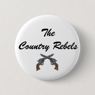 Badge Rond 5 Cm Bouton blanc