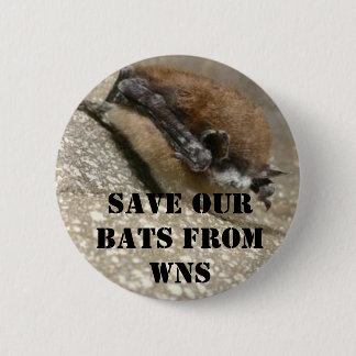 Badge Rond 5 Cm Bouton blanc de syndrome de nez