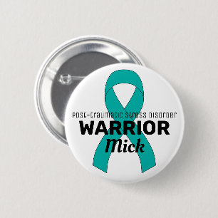 Badge Rond 5 Cm Bouton blanc du guerrier SSPT