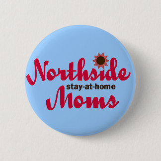 Badge Rond 5 Cm Bouton bleu de logo de NSAHM