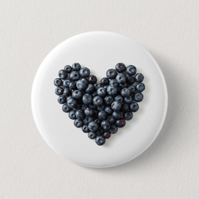 Badge Rond 5 Cm Bouton bleuet (Devant)