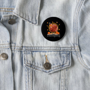 Badge Rond 5 Cm Bouton Bonne Action de Grâce