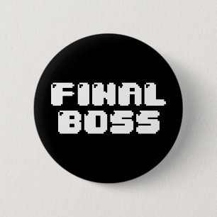 BADGE ROND 5 CM BOUTON BOSS FINAL