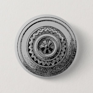 Badge Rond 5 Cm Bouton Boucliers médiévaux