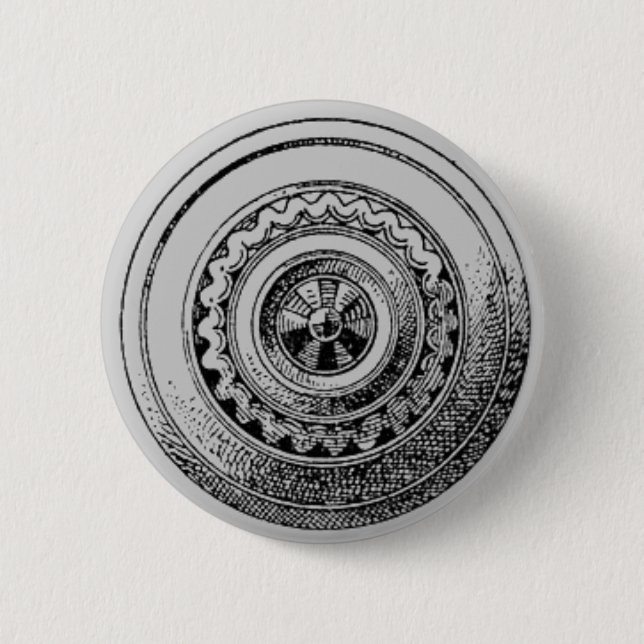 Badge Rond 5 Cm Bouton Boucliers médiévaux (Devant)