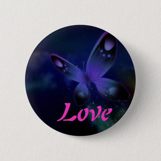Badge Rond 5 Cm Bouton: Bouton d'amour (Devant)