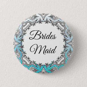 Badge Rond 5 Cm Bouton Bride to Be Bridesmaid Party