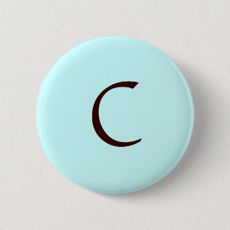 Badge Rond 5 Cm Bouton "C " de monogramme