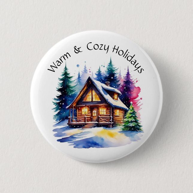 Badge Rond 5 Cm Bouton Cabine confortable (Devant)