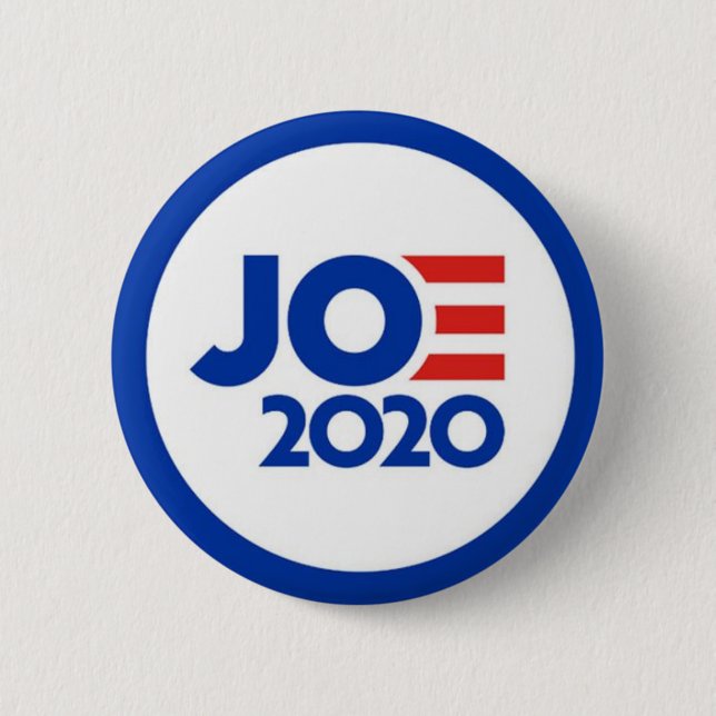 Badge Rond 5 Cm Bouton Campagne Joe Biden 2020 (Devant)