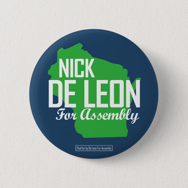 Badge Rond 5 Cm Bouton Campagne officielle (Devant)