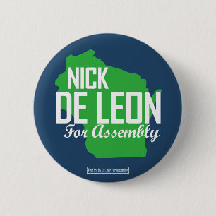 Badge Rond 5 Cm Bouton Campagne officielle