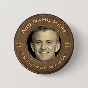 Badge Rond 5 Cm Bouton Campagne rétroactive vintage