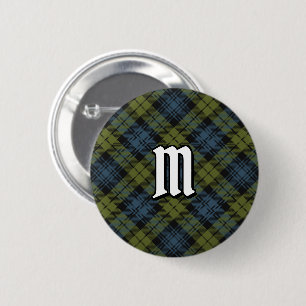 Badge Rond 5 Cm Bouton Campbell Tartan