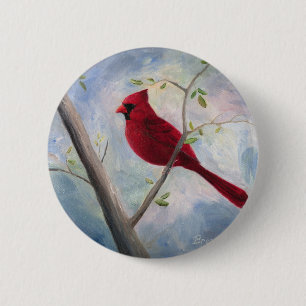 Badge Rond 5 Cm bouton cardinal